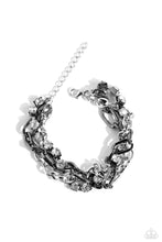 Load image into Gallery viewer, Totally Two-Toned - Silver Necklace & Two-Toned Taste - Silver Bracelet