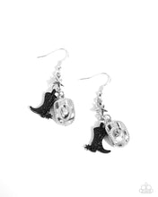 Load image into Gallery viewer, Boot Scootin Necklace, Rodeo Royalty Earrings & Western Waltz Bracelet - Piece Set - Black