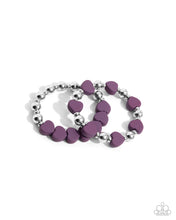 Load image into Gallery viewer, Complete Look - Malibu Motivation - Purple &
Bracelet: Malibu Moxie - Purple