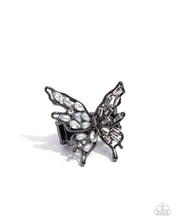Load image into Gallery viewer, Complete Look - Necklace: Hopeful Hierarchy - Black
Ring: Aerial Allure - Black