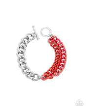 Load image into Gallery viewer, Complete Look - Necklace: Iridescent Icon - Red &
Bracelet: Tourist Twists - Red