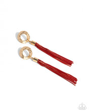 Load image into Gallery viewer, Complete Look - Corded Champion - Red & Post
Earring: Corded Character - Red