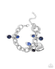 Load image into Gallery viewer, Complete Look - Necklace: Seesaw Statement - Blue & Bracelet: Seesaw Shimmer - Blue