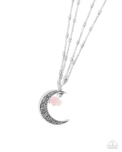 Load image into Gallery viewer, Complete Look - Necklace - Crescent Charm - Pink & Ring - Planetary Perfection - Pink