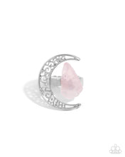 Load image into Gallery viewer, Complete Look - Necklace - Crescent Charm - Pink & Ring - Planetary Perfection - Pink