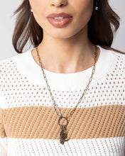 Load image into Gallery viewer, Complete Look - Necklace - Astral Ambience - Brass & Bracelet - Astral Alias - Brass