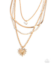 Load image into Gallery viewer, Complete Look - Excessive Embellishment - Gold &
Bracelet: Excessive Empire - Gold