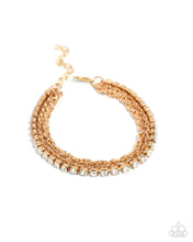 Load image into Gallery viewer, Complete Look - Excessive Embellishment - Gold &
Bracelet: Excessive Empire - Gold