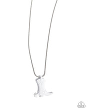 Load image into Gallery viewer, Complete Look - Necklace: Boot Scootin' Bravado - White & Bracelet: Western Waltz - White