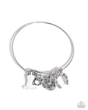 Load image into Gallery viewer, Complete Look - Necklace: Boot Scootin' Bravado - White & Bracelet: Western Waltz - White