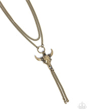 Load image into Gallery viewer, Layered Longhorn - Brass