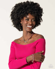 Load image into Gallery viewer, Chic Connection - Red Necklace & Serendipitous Strands - Red Bracelet 2 Piece Set