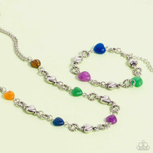 Load image into Gallery viewer, My HEARTBEAT Will Go On - Multi Necklace & I Can Feel Your Heartbeat - Multi Bracelet