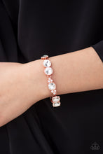 Load image into Gallery viewer, Top Dollar Twinkle-Copper Necklace with Care To Make A Wager Bracelet-Copper Set