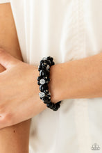 Load image into Gallery viewer, All Dolled UPSCALE Necklace & Upcycled Upscale Bracelet - Black