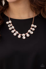 Load image into Gallery viewer, Top Dollar Twinkle-Copper Necklace with Care To Make A Wager Bracelet-Copper Set