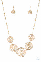 Load image into Gallery viewer, Rosy Rosette-Gold