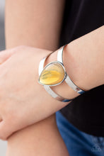Load image into Gallery viewer, Iridescently Irresistible Necklace & Optimal Opalescence Cuff-Yellow Set