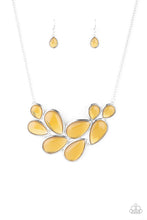 Load image into Gallery viewer, Iridescently Irresistible Necklace & Optimal Opalescence Cuff-Yellow Set