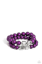 Load image into Gallery viewer, Shopaholic Season Purple Necklace &amp; Shopaholic Showdown Purple Bracelet 2 Piece Set
