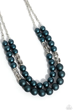 Load image into Gallery viewer, Shopaholic Season Blue Necklace &amp; Shopaholic Showdown BLUE Bracelet 2 Piece Set
