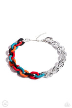 Load image into Gallery viewer, Contrasting Couture - Black Necklace and Candid Contrast - Black Bracelet 2 Piece Set
