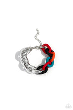 Load image into Gallery viewer, Contrasting Couture - Black Necklace and Candid Contrast - Black Bracelet 2 Piece Set

