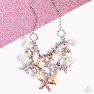 Seashell Shanty Necklace & 
Seashell Song Bracelet 2 Piece Set - Multi