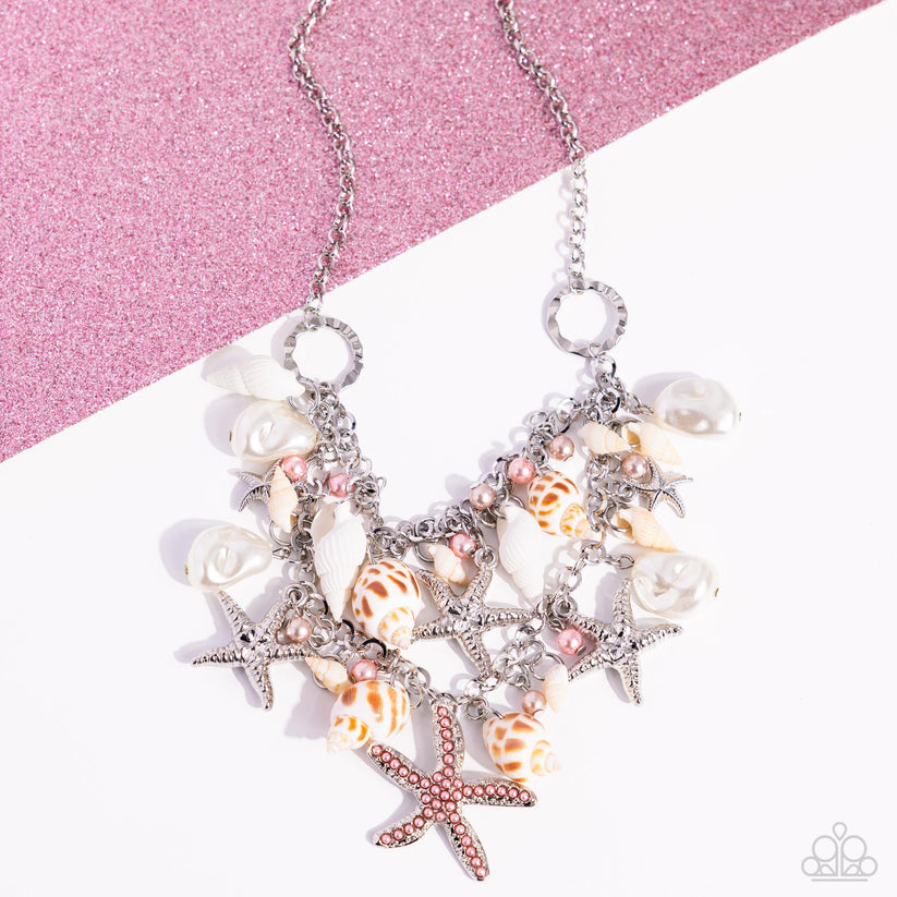 Seashell Shanty Necklace & 
Seashell Song Bracelet 2 Piece Set - Multi