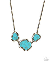 Load image into Gallery viewer, Complete Look -  Necklace: Digging Deep - Brass &amp; Bracelet: Earthy Excavation
