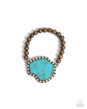 Load image into Gallery viewer, Complete Look -  Necklace: Digging Deep - Brass &amp; Bracelet: Earthy Excavation
