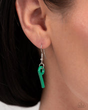 Load image into Gallery viewer, Complete Look - Fashionable Fringe - Green &amp;
Bracelet: Colored Cameo - Green

