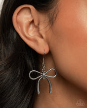 Load image into Gallery viewer, Complete Look - Necklace - Coquette Chic - Silver &amp; Earring - Coquette Candidate - Silver

