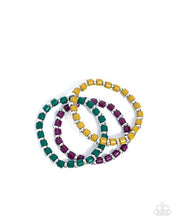 Load image into Gallery viewer, Complete Look - Necklace -  Trendy Trio - Green &amp; 
Bracelet - Trendy Trifecta - Green
