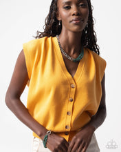 Load image into Gallery viewer, Complete Look - Necklace: Iridescent Icon - Green &amp; 
Bracelet: Tourist Twists - Green
