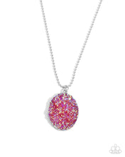 Load image into Gallery viewer, Complete Look - Necklace: Dreamy Druzies - Pink &amp; 
Earring: Dynamic Druzies - Pink
