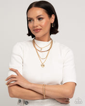 Load image into Gallery viewer, Complete Look - Excessive Embellishment - Gold &amp;
Bracelet: Excessive Empire - Gold
