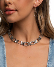 Load image into Gallery viewer, Complete Look - Necklace: "Butterfly Build - Silver &amp;
Bracelet: Fluttering Fabrication - Silver
