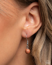 Load image into Gallery viewer, Complete Look - Cactus Cascade Necklace and Cactus Cause Earrings - Brown 2-Piece Set
