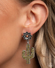 Load image into Gallery viewer, Complete Look - Cactus Cascade Necklace and Cactus Cause Earrings - Brown 2-Piece Set
