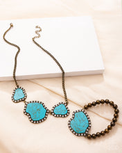 Load image into Gallery viewer, Complete Look -  Necklace: Digging Deep - Brass &amp; Bracelet: Earthy Excavation

