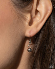 Load image into Gallery viewer, Complete Look Fabricated Finesse - Brown Necklace &amp; Engraved Excitement - Silver Earrings
