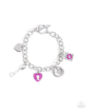 Load image into Gallery viewer, Complete Look - Momentary Bliss - Pink Necklace &amp; 
Momentary Balance - Pink Bracelet
