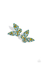 Load image into Gallery viewer, Tilted Takeoff - Green Earrings
