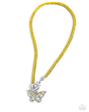 Load image into Gallery viewer, On SHIMMERING Wings - Yellow Necklace &amp; Aerial Appeal - Yellow Bracelet
