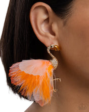 Load image into Gallery viewer, Feathered Flamingo - Orange
