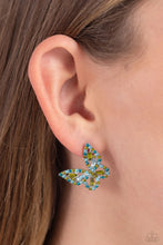 Load image into Gallery viewer, Tilted Takeoff - Green Earrings

