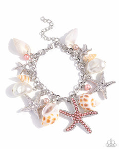 Seashell Shanty Necklace & 
Seashell Song Bracelet 2 Piece Set - Multi