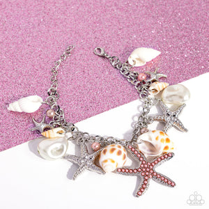 Seashell Shanty Necklace & 
Seashell Song Bracelet 2 Piece Set - Multi