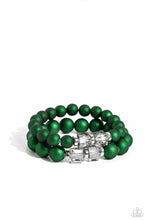 Load image into Gallery viewer, Shopaholic Season Green Necklace &amp; Shopaholic Showdown Green Bracelet 2 Piece Set
